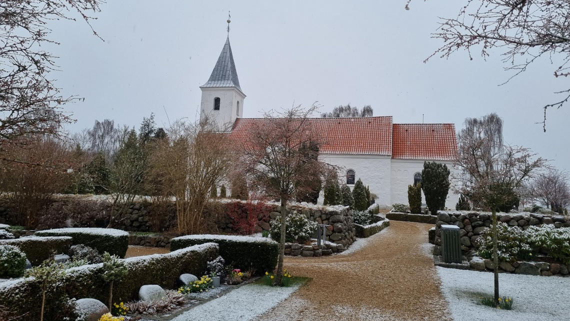 Kirkegården vinter