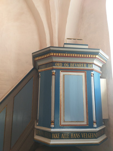 Prædikestol Beder Kirke