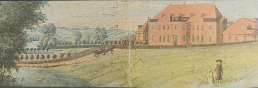Beder Kirke set fra Moesgaard