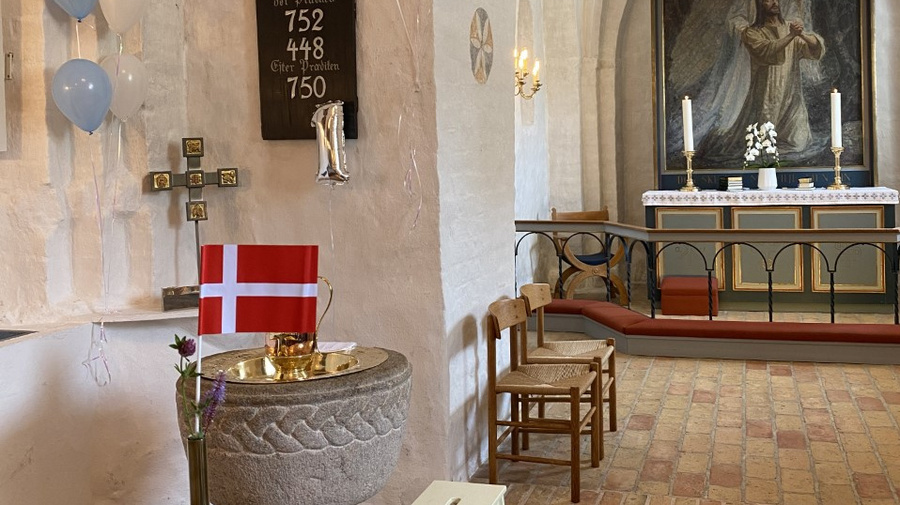 Dåb i Beder Kirke